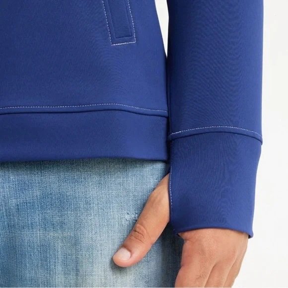 Oscar de la Renta Deep Blue Hoodie - Picture 15 of 15